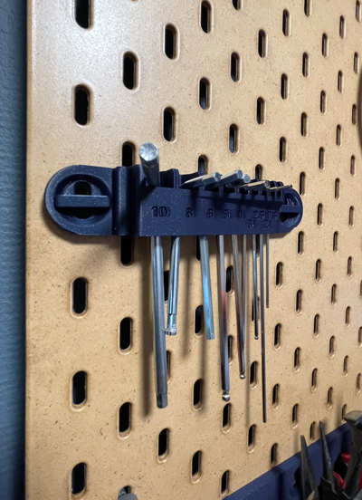ikea skadis sk dis wrench holder - t-clips remixed by zee solo tools organizers t clip orgainizer 3d print model - Mito3D