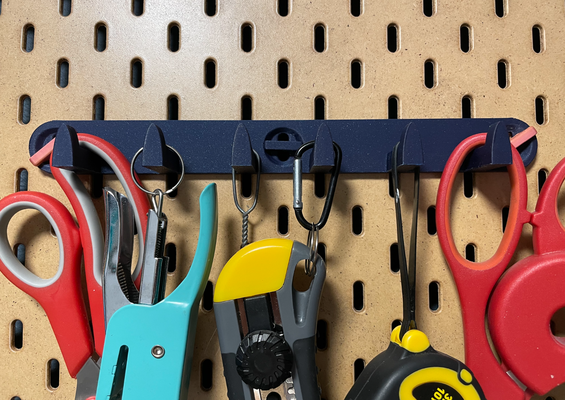 ikea skadis sk dis hooks - t clips by zee solo tools organizers orgnaizer clip 3d print model - Mito3D