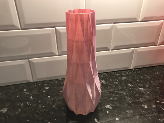 largo scanalatura vaso by brithawkes domestico arredamento 3d print model - Mito3D