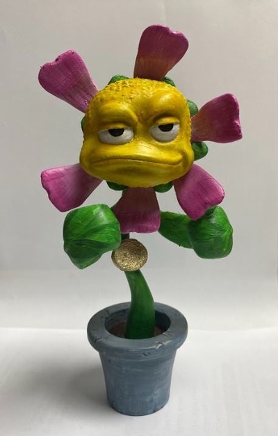 fou fleur by attaque jouets jeux 3d print model - Mito3D