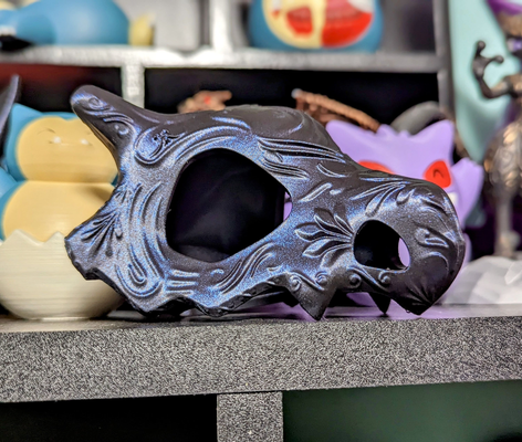 cubone cráneo ornamental pokemon by dispersado coleccionables arte esculturas monitor pikachu charizard bulbasaur chorro charmander 3d print model - Mito3D