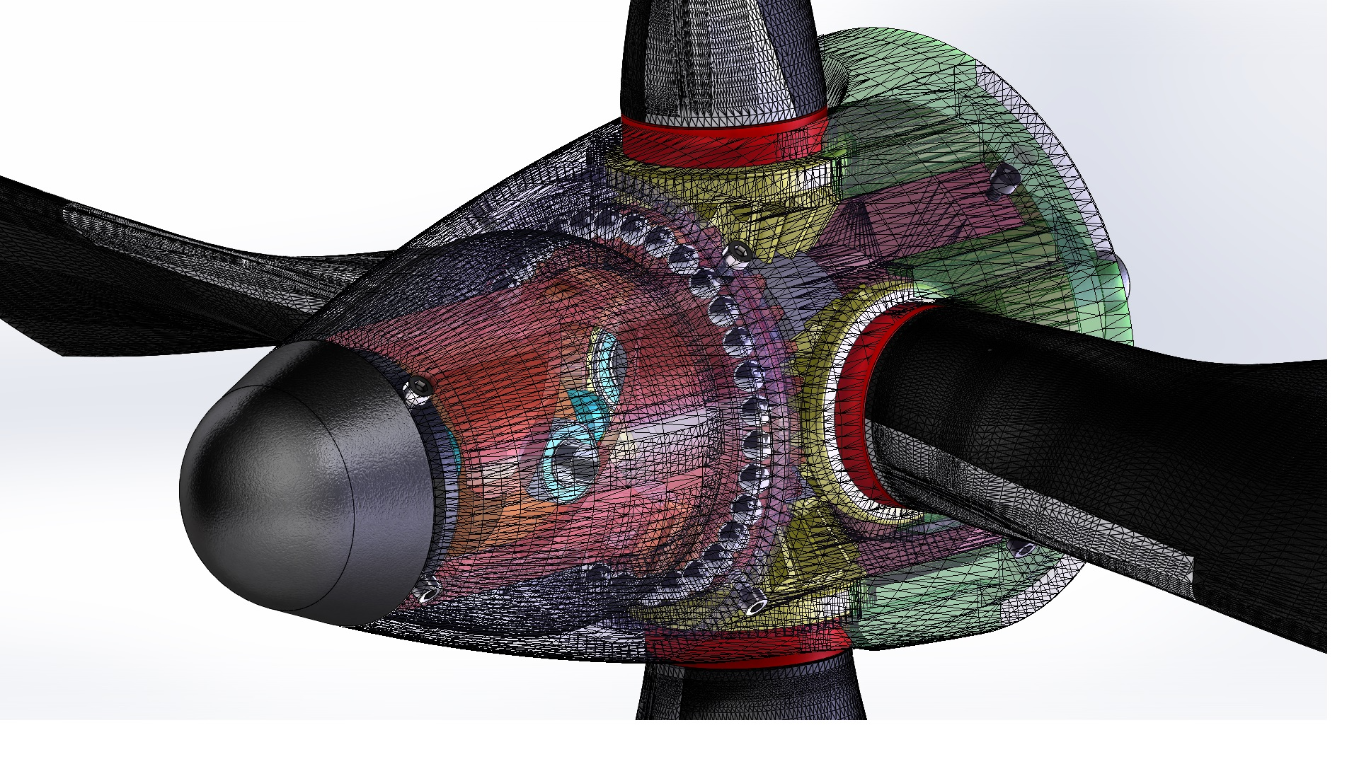 h bit quadri p les ayarlanabilir yeniden karıştırılmış by kyrian eğitim mühendislik helis turbo itici 3D print model - Mito3D