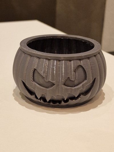 halloween zucca caramella ciotola by madness3d domestico arredamento 2023 arte decorazione secchio 3d print model - Mito3D