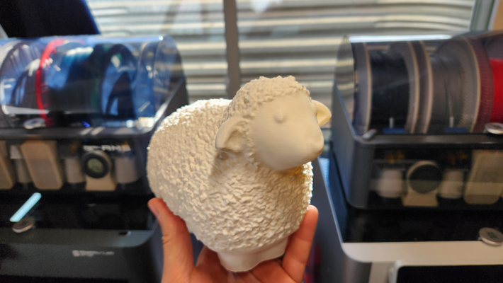 mouton 2 5x taille by daniel bogdanoff miniatures animaux jouet agneau ferme animal mini sculpture 3d print model - Mito3D