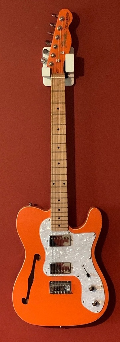 kuvvetli duvar askı telecaster model gitarlar by jdalycache hobi kendin yap müzik çamurluk gitar tele duvar askısı 3d print model - Mito3D
