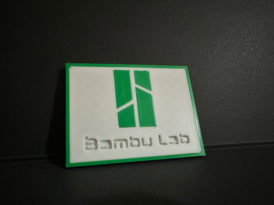 bambu laboratórios peça logotipo by rei steve arte sinais logotipos bambulab 3d print model - Mito3D