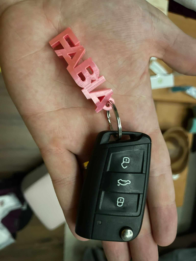 skoda fabia keychain by adamko hobby & diy vehicles car vehicle pendant 3d print model - Mito3D