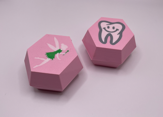 tooth box fairy by lilex tools magnet container 3d print model - Mito3D
