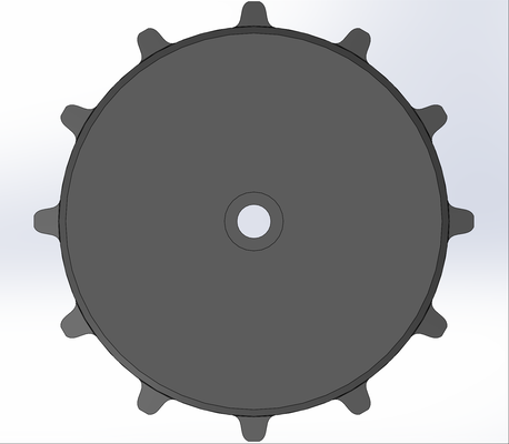 large idler wheel sprocket teeth by delcoroanthony education engineering 3d print model - Mito3D