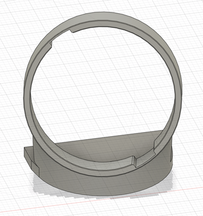 hygrometer stand bambulab x1 panned 15 degrees tab cutouts remixed by cruv1291 3d printer accessories bambu carbon hygrometerholder 3d print model - Mito3D