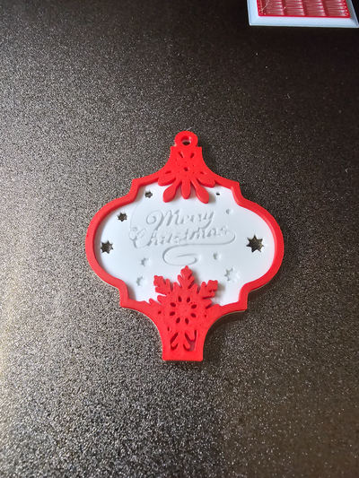 weihnachten baum ornament schlüsselbund anhänger by geeklabs kunst zeichen logos weihnachtsgeschenk weihnachtsbaum fröhlich mas fröhliche frohe 3d print model - Mito3D