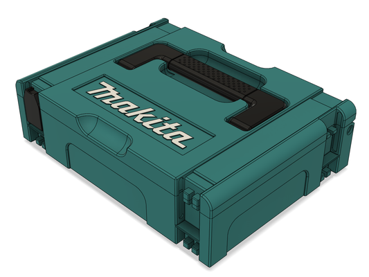 makita makpac mini size 1 2 3 4 50 scale by suit1337 tools organizers box thanos toolbox systainer powertools organzier workshoplight systainer3 systainer1 makitamakpac 3d print model - Mito3D