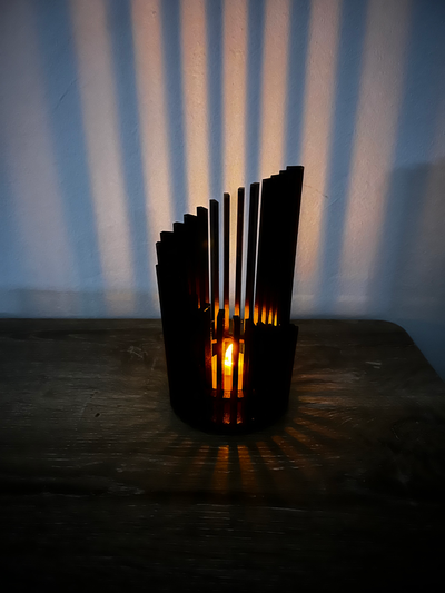 modernistic tealight sanctuary - holder by covic 3d household decor homedecor home homedecoration tealightcandle tealightcandleholder tealightholder covic3d 3d print model - Mito3D