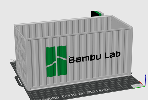 bambulabs mierda envase by ollemark 3d impresora accesorios bambu bambulab ams cubeta caja tolva 3d print model - Mito3D