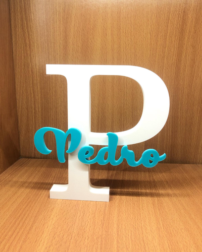 letter p pedro by magic studio 3d household decor home homedecor homedecoration homedecorations birthday christmas 2023 christmasgift 3d print model - Mito3D
