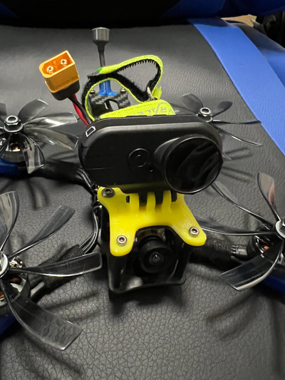 oeil faucon 4k caméra by piratex loisir diy rc fpv drone quadcopter quadmule 3d print model - Mito3D
