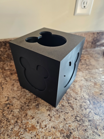 topolino cubo kleenex copertina guaina by bobbybr28 domestico arredamento 3d print model - Mito3D