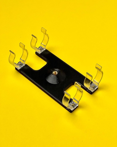 2x pavotube t8 7x teller klemmen by techniker werkzeuge gadgets licht tube klemme lichtröhre nanlit 3d print model - Mito3D