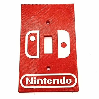 nintendo switch outlet cover by tactical kaoz household decor 3d print model - Mito3D