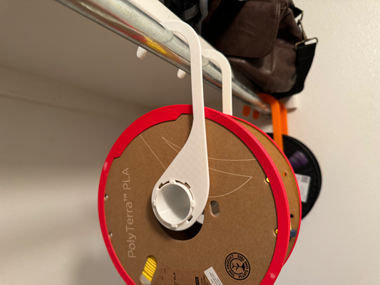filamento almacenamiento percha by wesyarber 3d impresora accesorios ropa estante ligero barato 3d print model - Mito3D