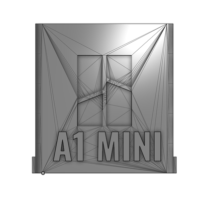 a1 mini bucket remixed by glitch frame 3d printer accessories bambu combo maker world 3d print model - Mito3D