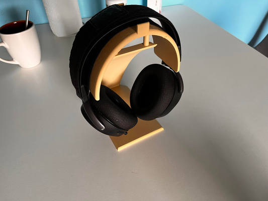 auriculares soporte by dinozzo28 arte esculturas cabezal auricular 3d print model - Mito3D