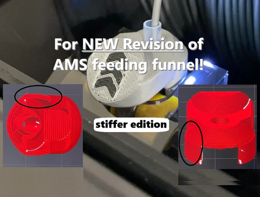 ams feeding funnel wear protector stiffer-edition remixed by eds 3d shop printer accessories stiffer revision feeder cover lab ptfe bambu bambulab x1c p1p p1s button saver accessory filament guide helper funel buttoncover bambulabx1 bambulabx1-carbon bambulabx1ams bambulabx1c bambulabx1carbon bambulabp1p bambulabp1pams bambulabp1s bambulabp1sams 3d print model - Mito3D