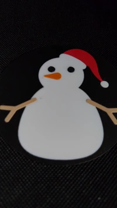 snowman christmas tea light display remixed by toonafeesh household festivities 3d print model - Mito3D
