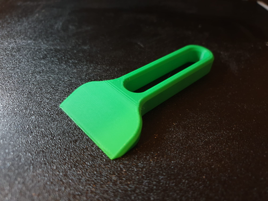 mini yatak kazıyıcı by luke3veritt 3d yazıcı aksesuarlar baskılı yazdır spatula temizleyici 3d print model - Mito3D