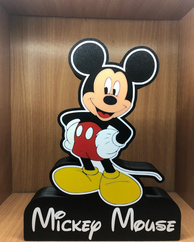 mickey mouse lightbox led lamp by magic studio 3d art models samelayer ams clubhouse kid kids gift disney christmas decoration birthday 3d print model - Mito3D