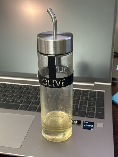 ikea rtfylld pétrole vinaigre pimenter bouteille étiquettes by facture fellner ménage maison modèles avocat étiquette olive bondé 3d print model - Mito3D
