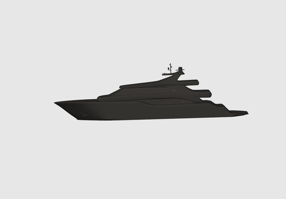 schwebend yacht by ferra04 spielzeuge spiele boot schweben schiff spielzeug wasser spaß schlüsselbund 3d print model - Mito3D