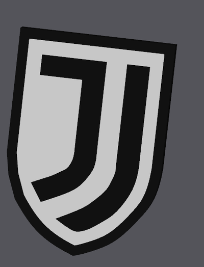 logo juventus by snypers85 household decor 3d print model - Mito3D