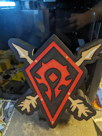 wow horde coat of arms light - world warcraft by xeebo00 art signs & logos alliance lamp 3d print model - Mito3D