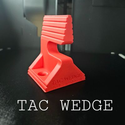 tac cuña by gtperrault casa modelos tope puerta tope táctico 3d print model - Mito3D