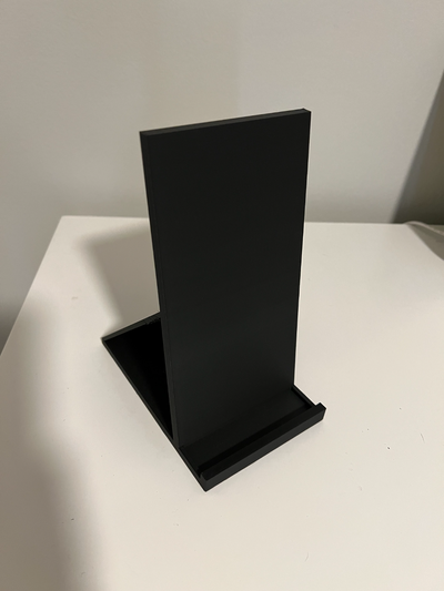 afficher supporter by lance murphy lm ménage décor stand livre 3d print model - Mito3D