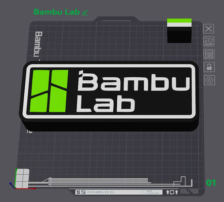 bambu laboratuar led ışık kutu by wizard7741 sanat 2d 3d print model - Mito3D
