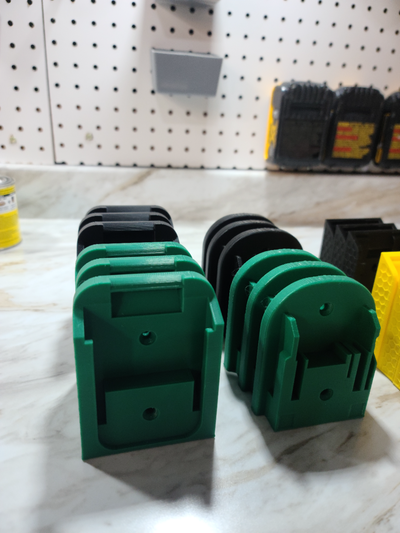 makita 18v - tool & battery mount by indomreps tools organizers storage orgainizer drill makita18v garage shop 3d print model - Mito3D
