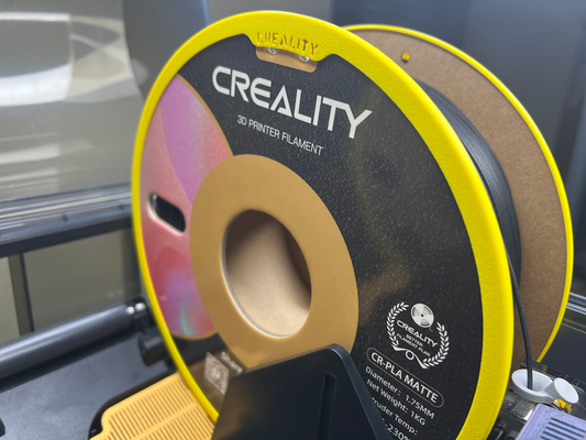 creality cr-pla matte bambu lab ams cardboard spool adapter ring by designcraft 3d printer accessories create reality filament pla 3d print model - Mito3D