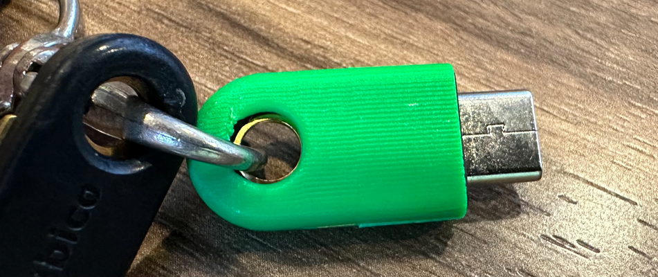 yubikey cover by corydawson household office 3d print model - Mito3D