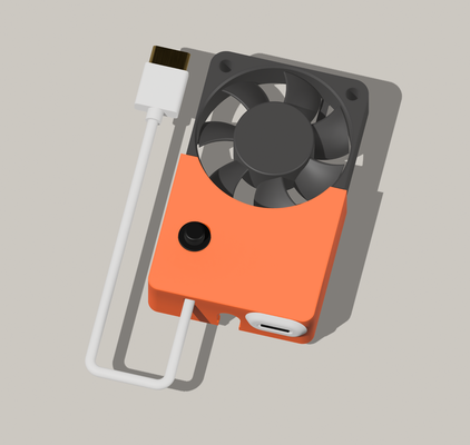 iphone 15pro mobile cooling fan by hobby & diy electronics 15 pro 3d print model - Mito3D