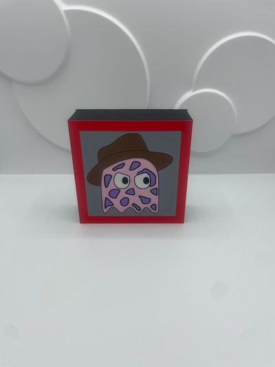 freddy krueger pac man caja ligera by pistas d juguetes juegos caracteres multi color víspera santos ligero portavasos pared arte 3d print model - Mito3D