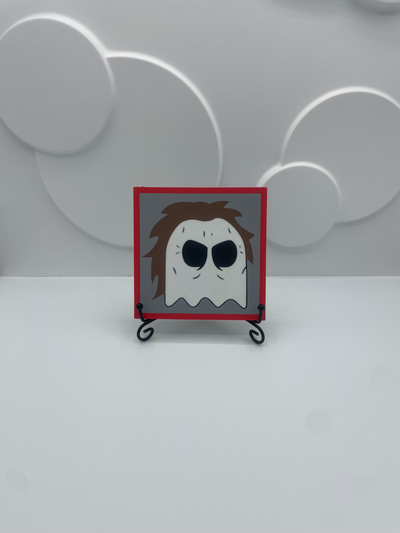 michael myers pac mac placard by pistes jouets jeux personnages mur coaster ams multi couleur halloween lumière boîte 3d print model - Mito3D