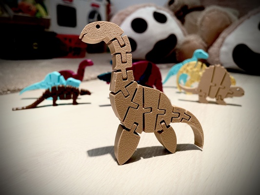 articolato flessibile plesiosauro agitarsi dino by quale stampa giocattoli giochi dinosauro giocattolo portachiavi 3d print model - Mito3D