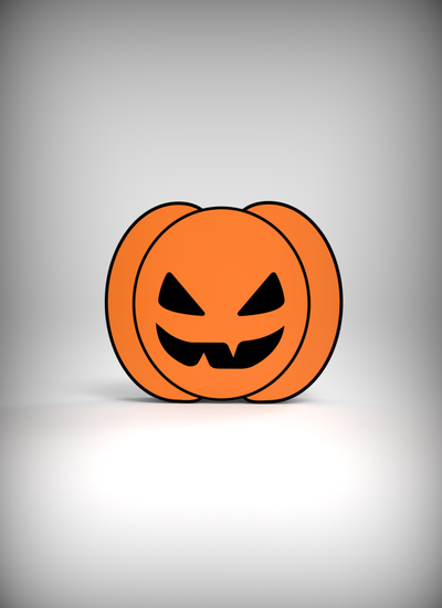 pumpkin lightbox by noisyyy household decor halloween decoration 3d print model - Mito3D