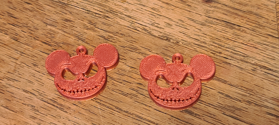 jack mouse earrings by dohara1985 fashion skellington mickey jewelery 3d print model - Mito3D