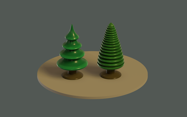 christmas trees no support by milhausecz household decor tree easy print table 3d print model - Mito3D