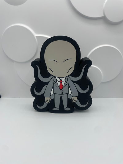 slender man lightbox by tracksthreed toys & games characters halloween placard wall coaster light box ams multi color 3d print model - Mito3D