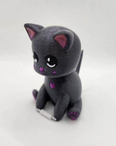 cute baby cat fidget toy by fillifuu toys & games ams multi color kitty 3d print model - Mito3D