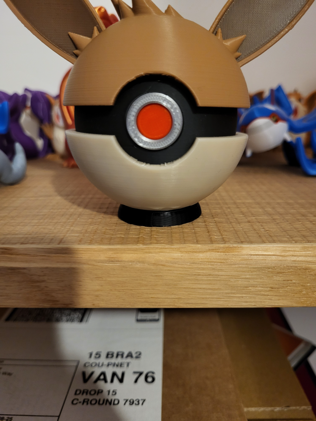 pokeball base può be sfera by pagina ragazzo oggetti scena cosplay pokemon sta palla in piedi 3D print model - Mito3D